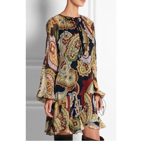 chloe paisley dress