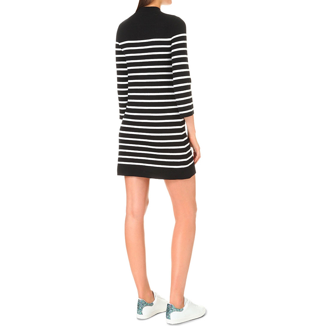 Maje Risque Striped Knit Dress – evaChic