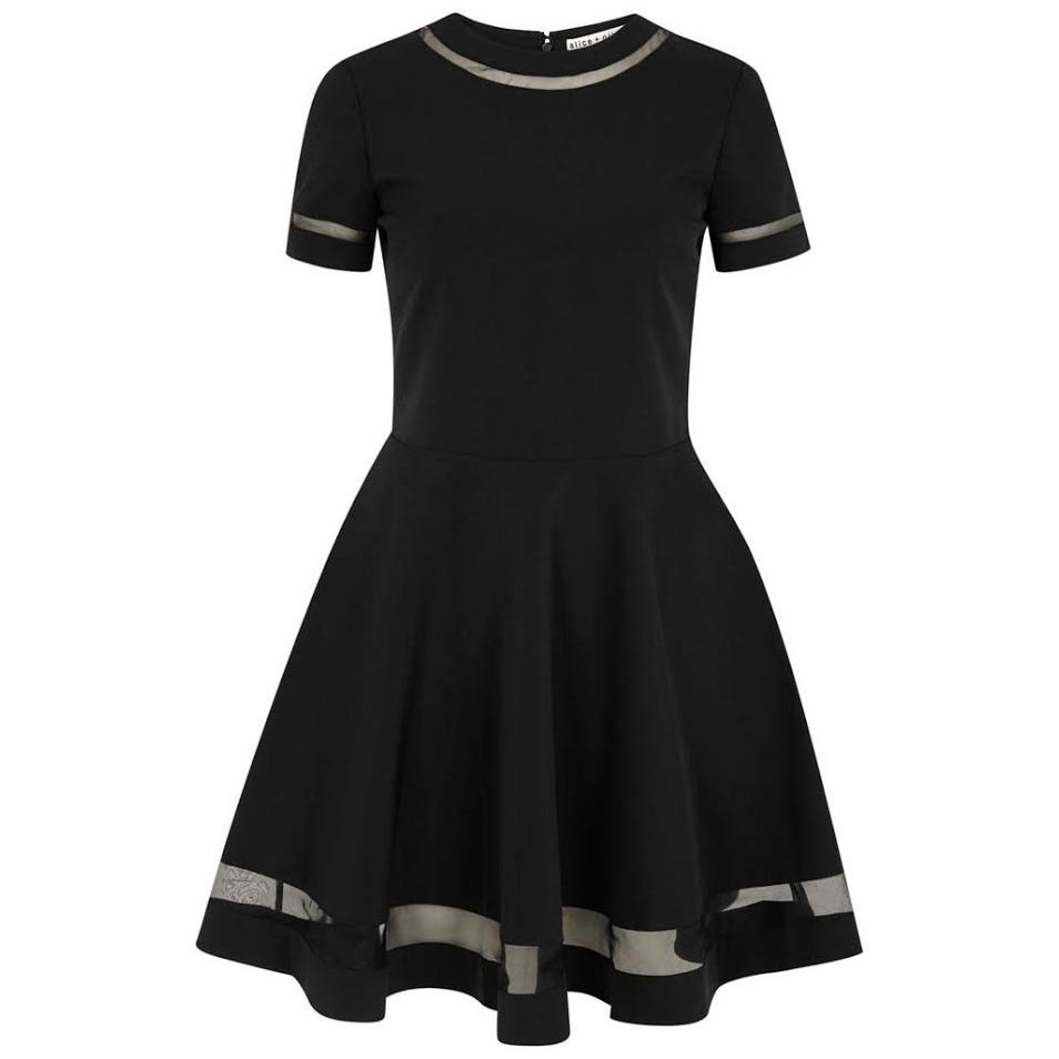 Alice + Olivia Frances Mini Flared T-shirt Dress – evaChic