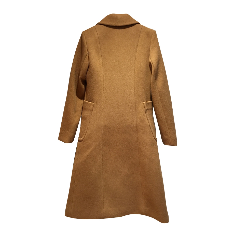  Maje  Galerie Wool Cashmere Double Breasted Coat evaChic