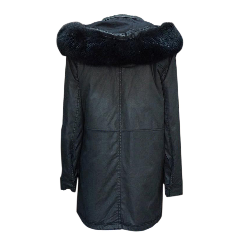Alice + Olivia Tandy Oversize Hooded Parka & Fur Vest – evaChic