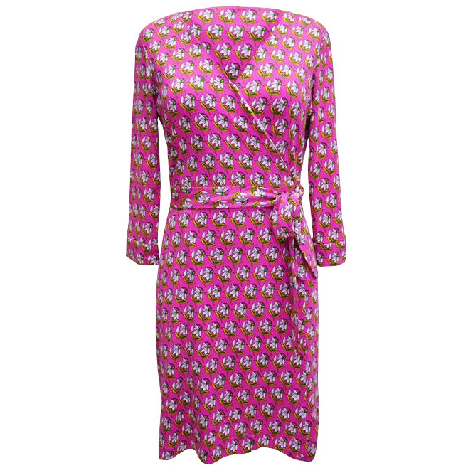 dvf pink dress