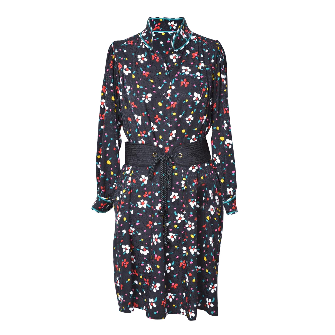 Marc Jacobs Painted Floral Shirtdress – evaChic