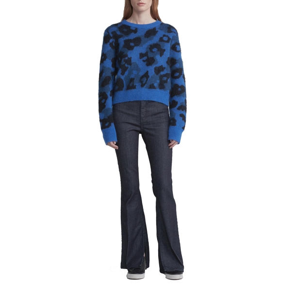 Rag & Bone Leopard-Print Mohair-Blend Sweater – evaChic