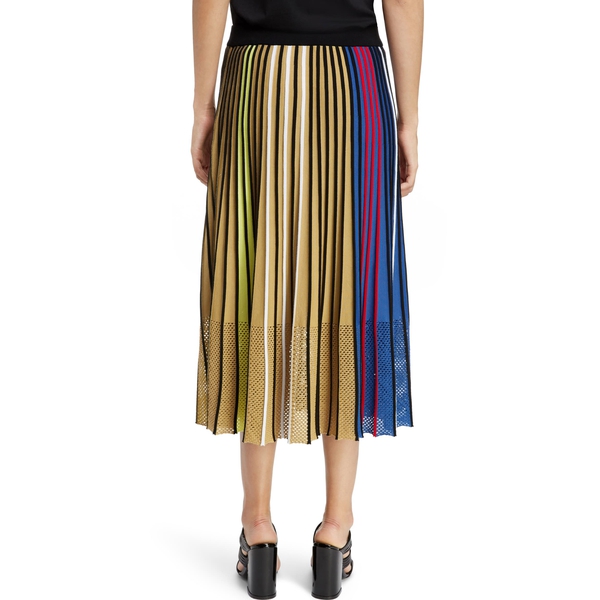 Kenzo Pleated Colorblock Rib Knit Skirt – evaChic