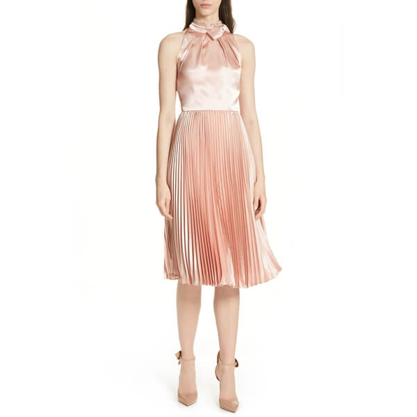 ted baker pleated dress