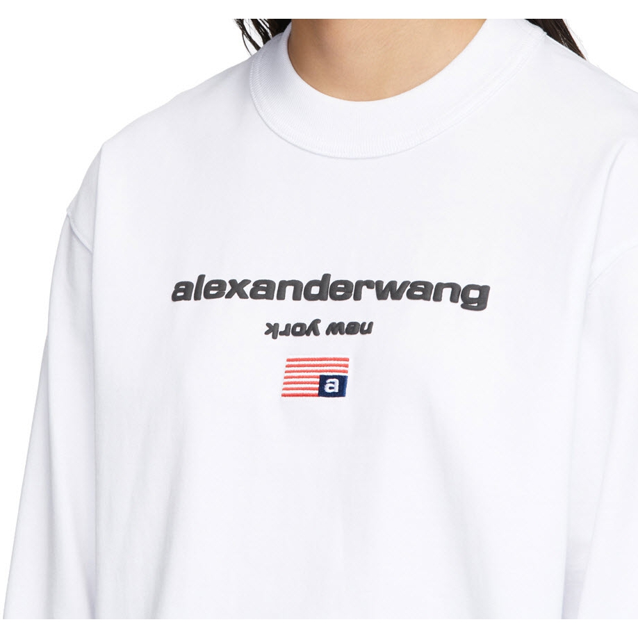 Alexander Wang White Chrome CEO Shirt Alexander Wang