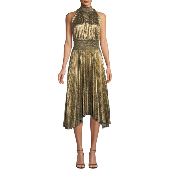 renzo pleated dress