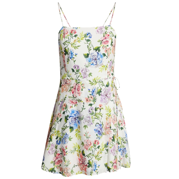 Alice + Olivia Trixie Floral-Print Sleeveless Mini Dress – evaChic