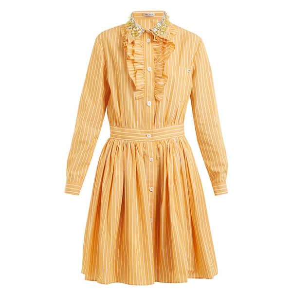 Miu miu discount shirt dress