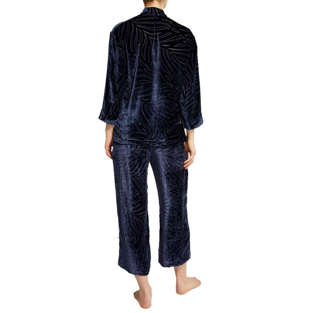 Olivia von Halle Harlow Devoré Velvet Pajamas – evaChic